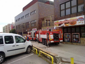 Požár výrobny lahůdek v Týně nad Vltavou