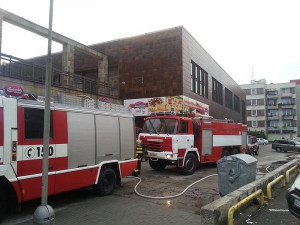 Požár výrobny lahůdek v Týně nad Vltavou