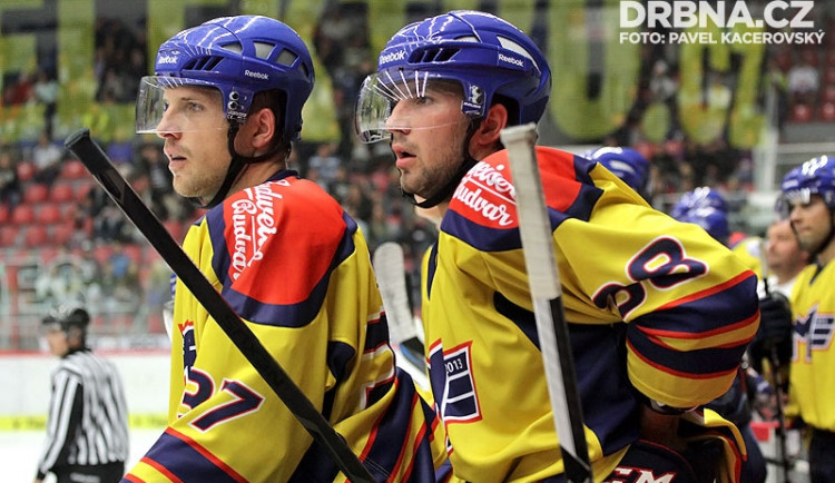 Zdeněk Ondřej (vlevo) a historicky první střelec nového Motoru Antonín Melka