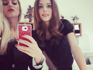 Aneta Drobná s Kamilou Břehovou (zleva)