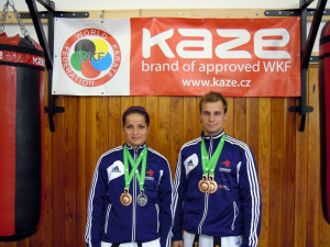 Vojtěch Kočí i Lucie Veithová si odvezli z MS goju-ryu po dvou medailích