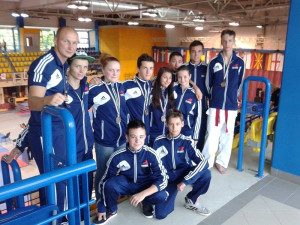 Závodníci českobudějovického TJ Karate vybojovali v Budapešti celkem šest medailí