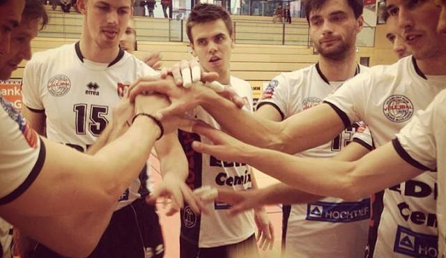 Hráči Jihostroje na turnaji v německém Bühlu