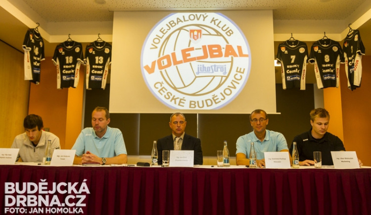 Tisková konference VK Jihostroj České Budějovice před začátkem sezony 2013/2014