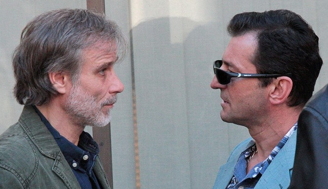 Lukáš Vaculík a Ondřej Vetchý ve filmu Příběh kmotra