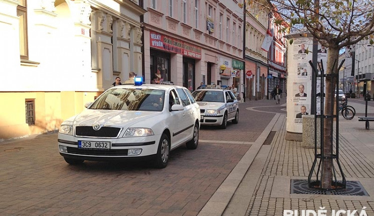 Demonstranty hlídala policie