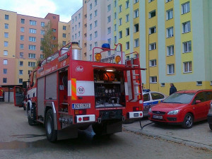 Požár kuchyně v panelovém bytě na sídlišti Máj