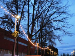 Vánoční atmosféru podtrhla vánoční výzdoba