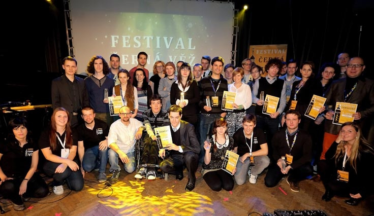 Filmoví tvůrci společně s realizačním týmem Festivalu Černá věž