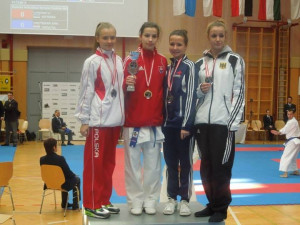 Monika Burgerová na stupních vítězů