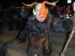 Krampusáci Budějcké Drbně ochotně pózovali