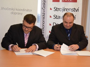 Podpis smlouvy o založení společného pracoviště VŠTE a JIKORDu