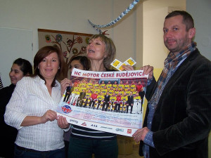 Fanoušci Motoru podpořili školu pro sluchově postižené