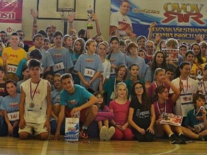 Halový pětiboj na Základní škole Kubatova České Budějovice