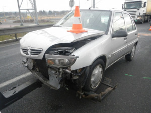 Čtvrteční nehoda na Strakonické