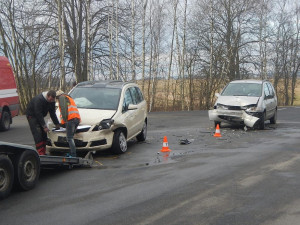 Sobotní dopravní nehoda u Ledenic