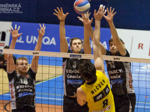 Volejbal Brno - VK Jihostroj České Budějovice 1:3