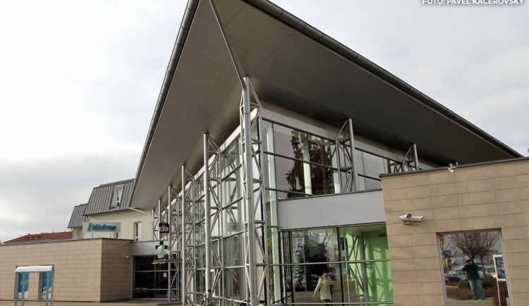 Vstupní hala budějcké nemocnice