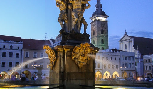 Náměstí Přemysla Otakara II. v Českých Budějovicích