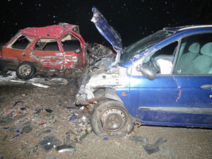 Tragická havárie u Žáru nedaleko Trhových Svinů