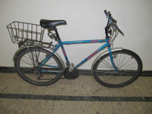 Jízdní kolo, na kterém muž unikal spravedlnosti