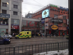 Evakuované IGY Centrum