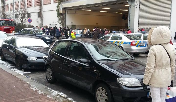 Evakuované IGY Centrum