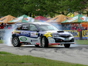 Vojtěch Štajf a František Rajnoha na českobudějovickém Výstavišti. Foto Jan Marek