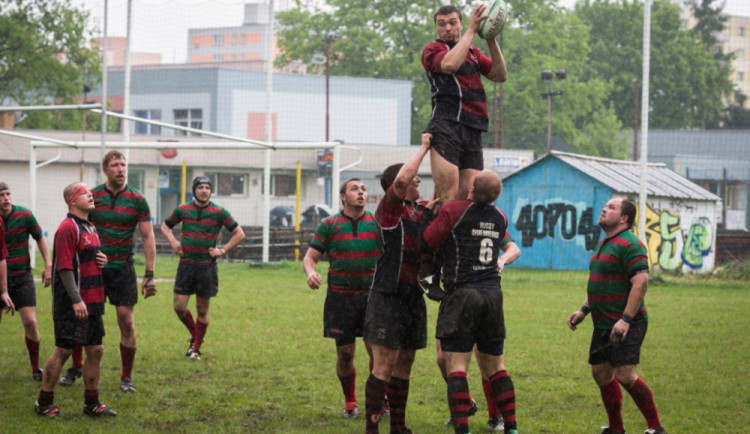 Hřiště na Vltavě využívají ke svým domácím utkáním budějčtí rugbisté