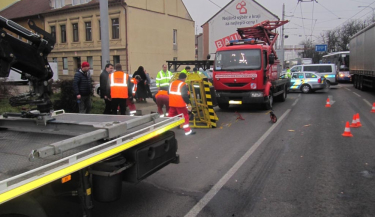 Místo středeční ranní nehody