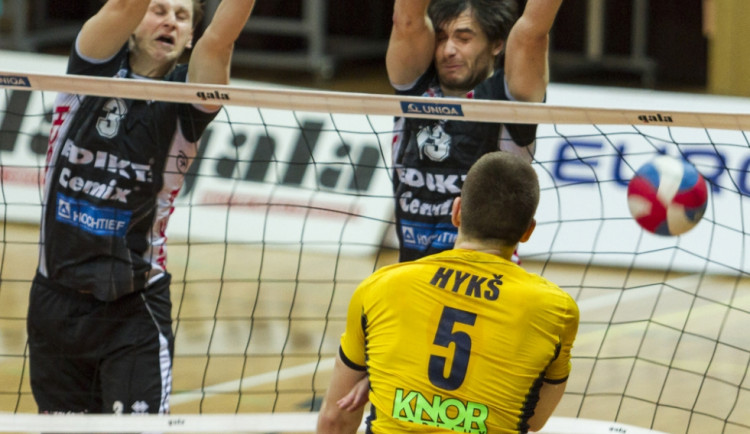 VK Jihostroj České Budějovice - SK Volejbal Ústí nad Labem 3:0