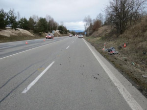 Hledají se svědci nehody u Borku, při které zemřel cyklista