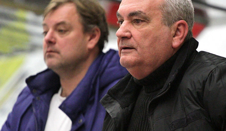 Trenérské duo David Servisu Jiří Fedur a Roman Horák starší (zprava)