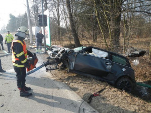 Dopravní nehoda na Husově třídě