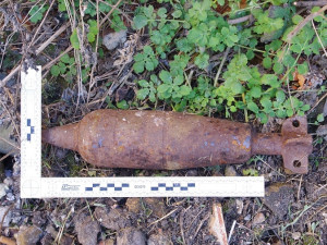 Munice objevená ve Skuherského ulici