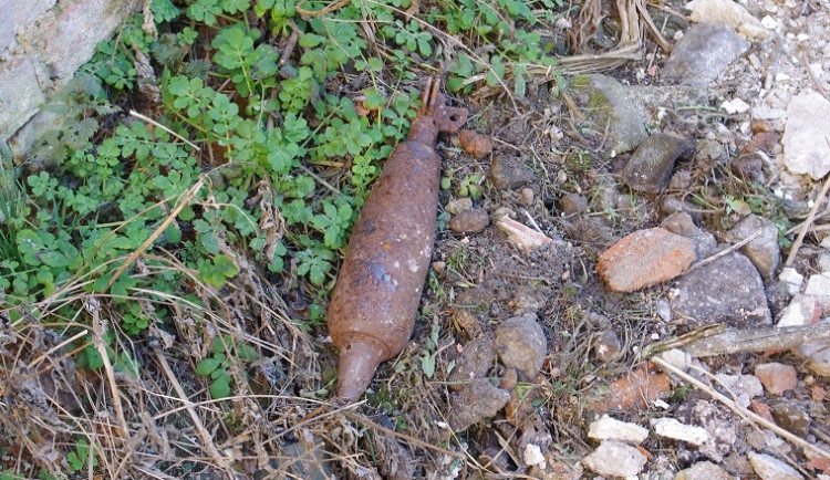 Munice objevená ve Skuherského ulici