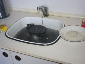 Hrnec s vyvařenými potravinami