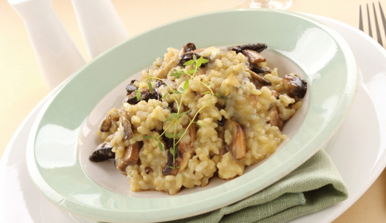 Houbové risotto