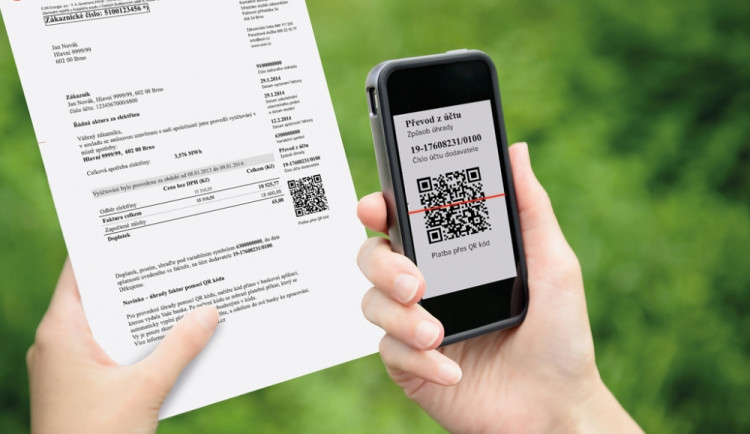 Platba přes QR kód