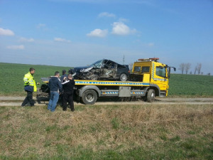 Honda CRX na odtahovce