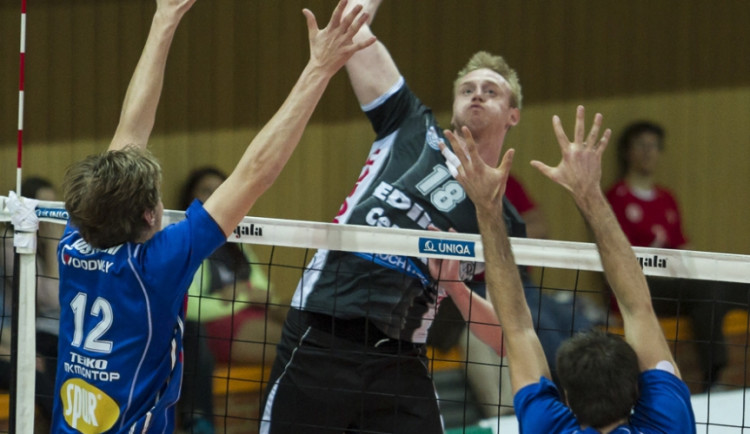 První semifinálový zápas VK Jihostroj České Budějovice vs VSC Fatra Zlín