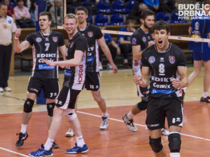 Budějčtí volejbalisté porazili Zlín a finále mají na dosah