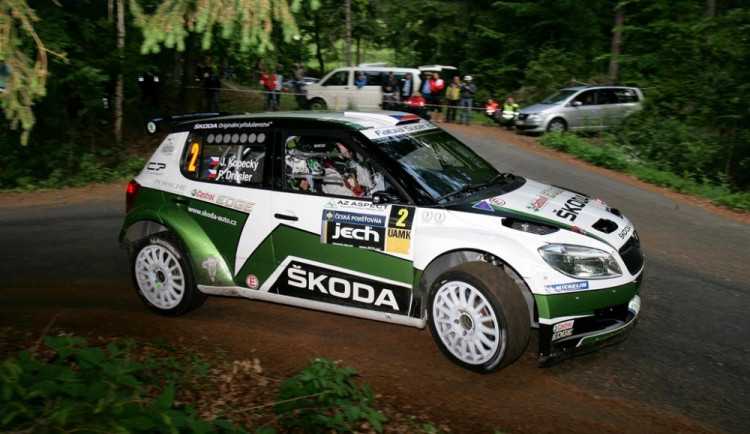 Jan Kopecký a Pavel Dresler, absolutní vítězové 40. Rallye Český Krumlov 2012