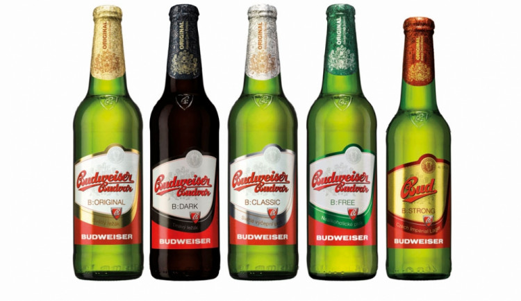 Nový design obalů produktů pivovaru Budějovický Budvar
