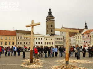 Velikonoční hrkání v Budějcích
