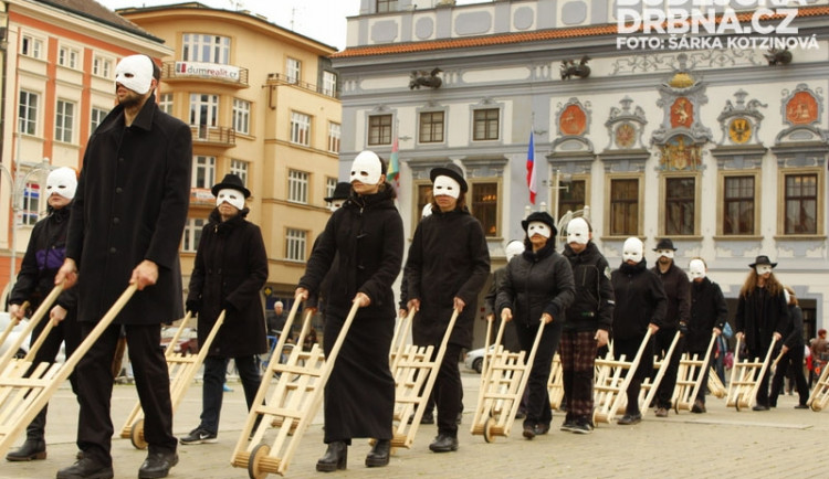 Velikonoční hrkání v Budějcích