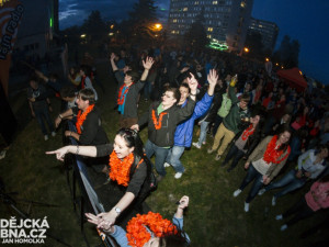 Třetí ročník Light show v Budějcích