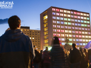 Třetí ročník Light show v Budějcích