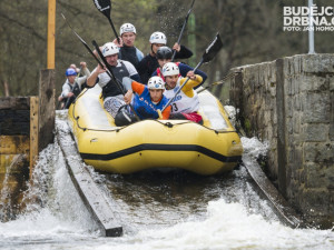 Český pohár v raftingu na řece Vltavě u Vyššího Brodu