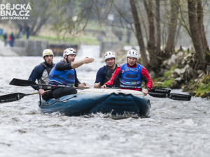 Český pohár v raftingu na řece Vltavě u Vyššího Brodu